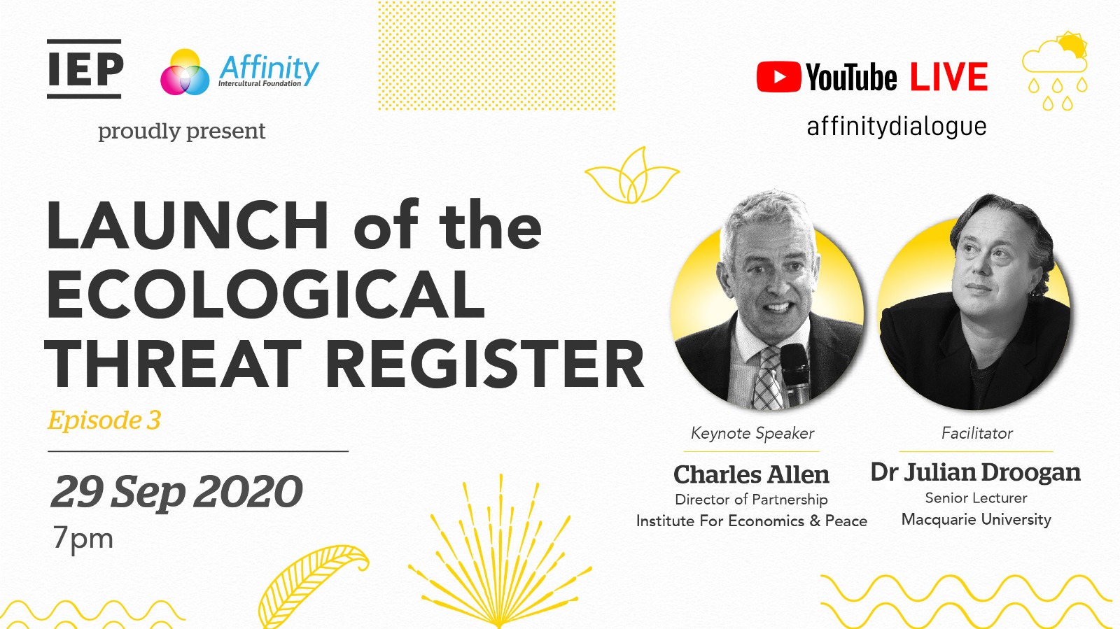 Launch Of The Ecological Threat Register Affinity Intercultural